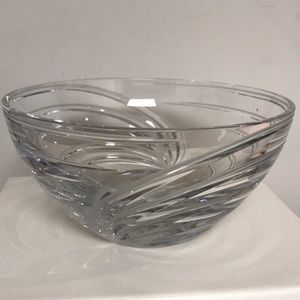 Crystal Bowl with swirls